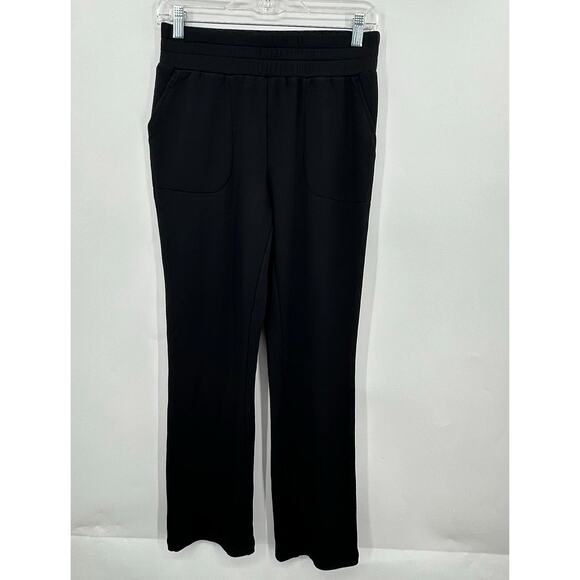 Belle by Kim Gravel BLACK Jersey Knit Lounge Pants Straight Leg Womens XXSP - Picture 1 of 8